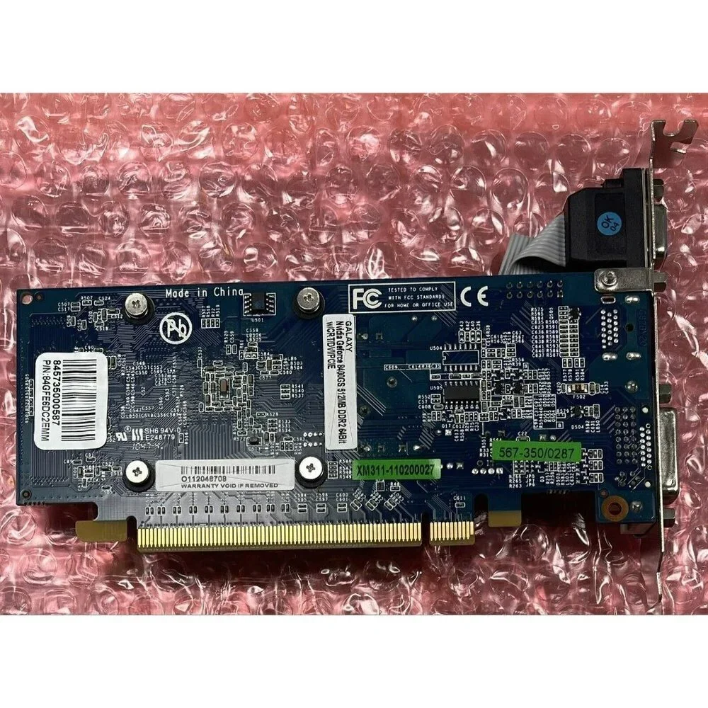 PhysX by NVIDIA 512mb/mo DDR2 DVI+VGA GEFORCE Graphics Card 8400 GS OPEN BOX